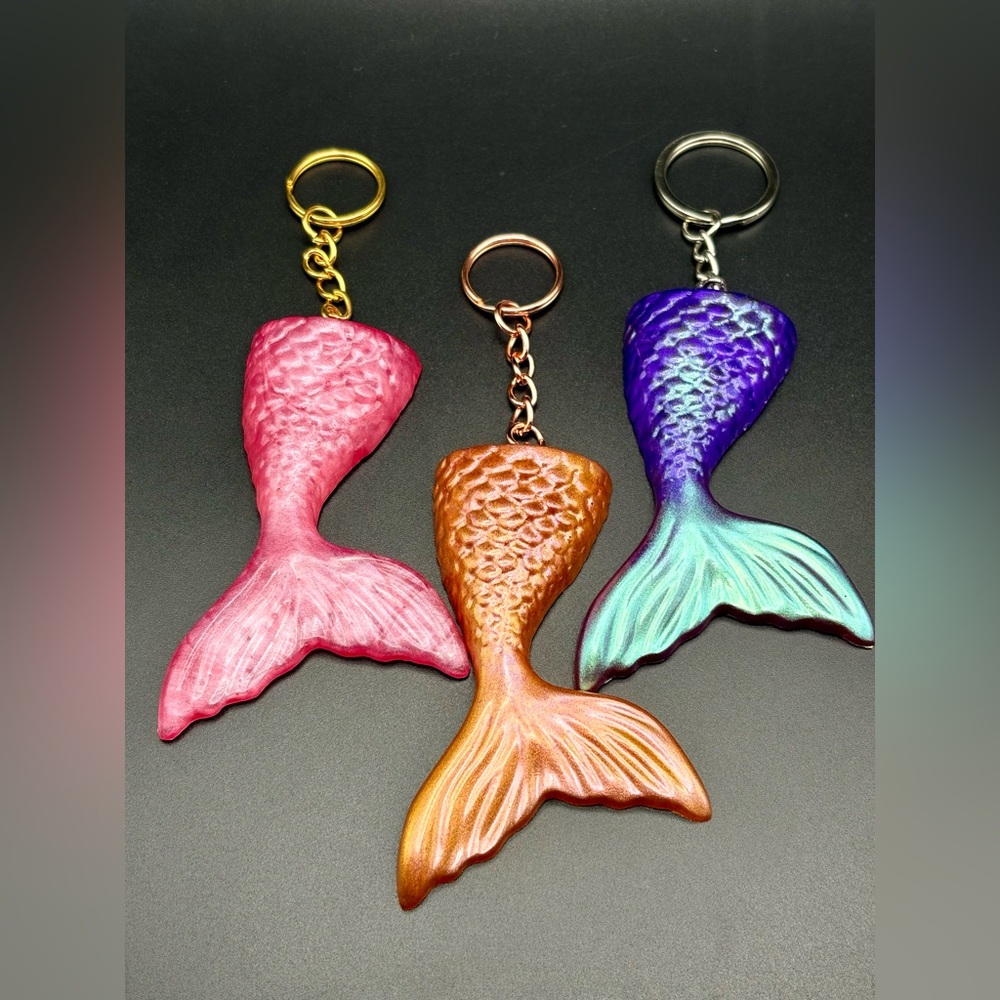 Mermaid Tail Keychain- HANDMADE